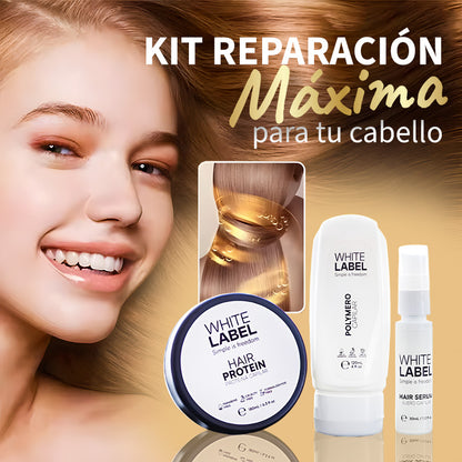 Kit Reparación Maxima | 3 Pasos: Polimero, Suero y Proteina