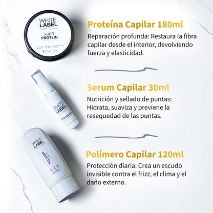 Kit Reparación Maxima | 3 Pasos: Polimero, Suero y Proteina