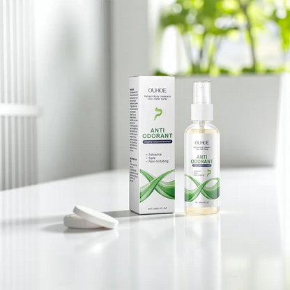 Anti Odorant – Spray Refrescante que Elimina el Mal Olor y Cuida tu Piel🍃